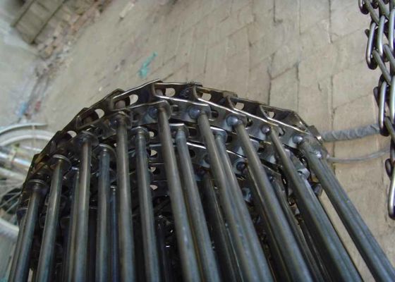 Stainless Steel 304 Wire Mesh Conveyor Belt 30cm Width 10m Length